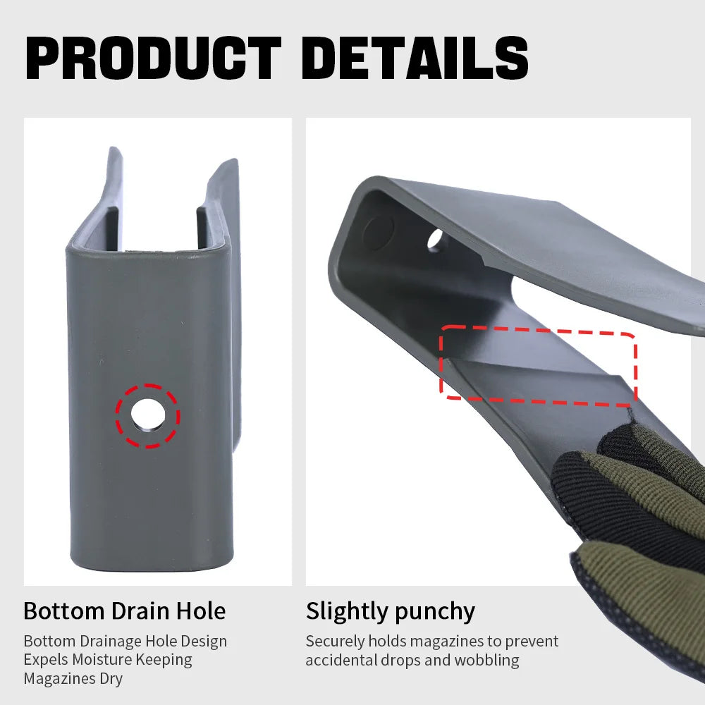 EverwildGear MAG Insert With Hook Magazine Pouch Nylon Velco Kydex M4 5.56 Paintball Hunting Shooting Equipment