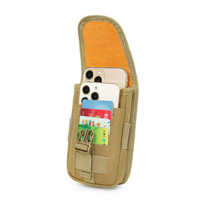OPHIDIAN  Multifunctional Sports Running Belt Cell Phone Bag Men Waist Pack Vertical Double Layer Molle Accessory Bag Charging