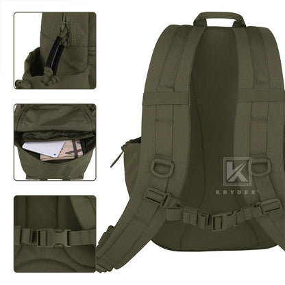 KRYDEX Tactical 14L Daypack Outdoor EDC Backpack Travel Range Pack Hiking Sport Hunting Lightweight Waterproof Backpack Bag