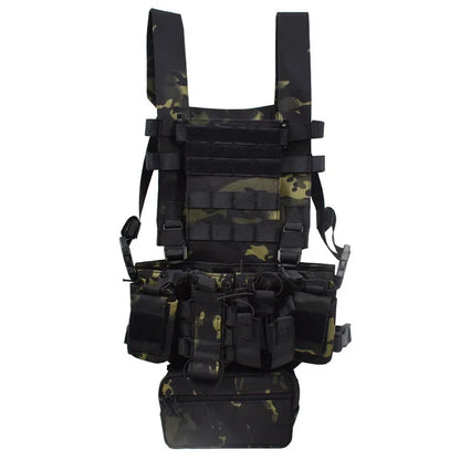 Multicam Black Tactical Camouflage Hunting Combat Crossfit  D3CR Chest Rig Vest For Outdoor Military Paintball Airsoft War Game