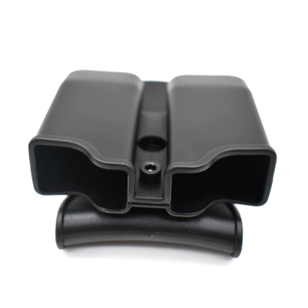 Tactical Pistol Double Magazine Pouch 9mm Mag Holder Carrier for Glock 17 19,Beretta M9 92,9mm .40 Cal airsoft hunting accessory
