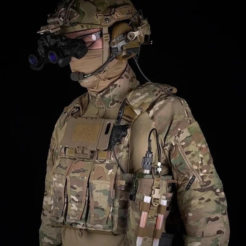 Tactical Vest Plate Carrier Set AVS MBAV Adaptive Modular Quick Release Comfortable MOLLE Airsoft Training Hunting Combat Vests