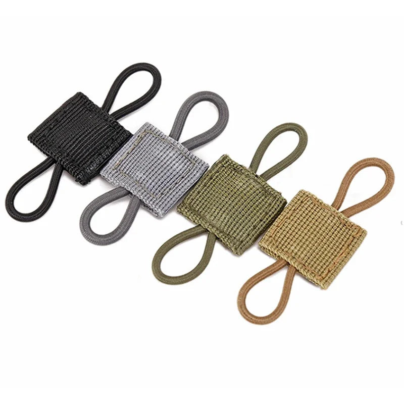10Pcs/Pack Outdoor PTT Fixed Strap Tactical Vest Accessories Molle System Sling Adapter Buckle For Hunting Camping Accessories