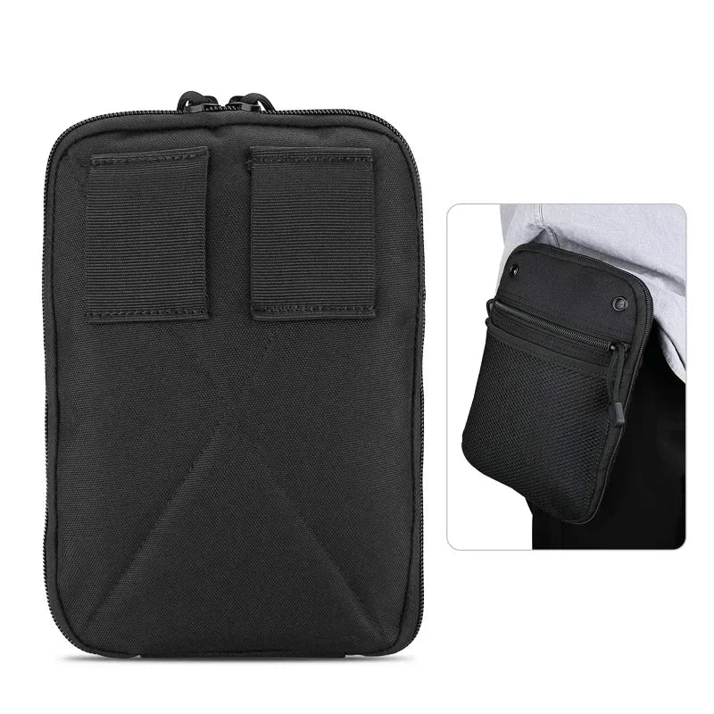 EDC Molle Holster Pouch with Magazine Carrier – Universal Concealed Waist Pack for Hunting, Durable Tactical Gear