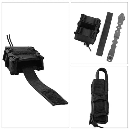 Tactical Handcuffs Holder Molle Pouch Open Top Universal Handcuff Case Shackles Holster Waist Bag Belt Hunting Accessories