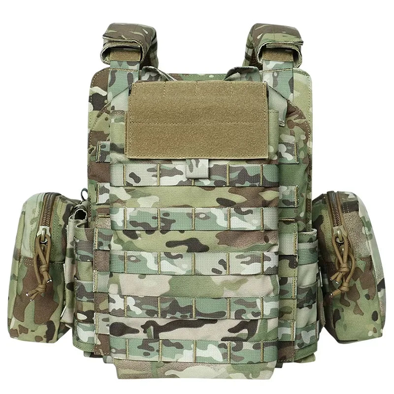 Tactical Vest Outdoor Hunting Plate Carrier Protective Adjustable Vest Airsoft Carrier Combat Equipment Outdoor Hunting Vest