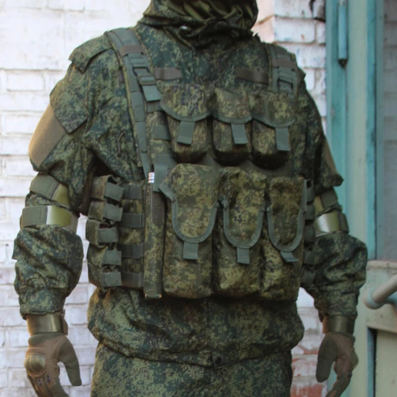 6b46 Tactical Vest Set, Russian Tactical Air Soft Little Green Man Set, Outdoor Hunting Cosplay Equipment, Akmolle Sub Package
