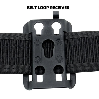 VULPO New Style Tactical Molle Attachment Plate Molle Adapter Platform For Molle Pouch Molle Mag Pouch, MOLLE Backpack and More