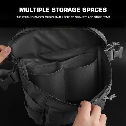 Compact abdominal PC lower bag Tactical Molle Dump Pouch / Utility Belt Bag tactical vest chest equipment tactical tilt bag