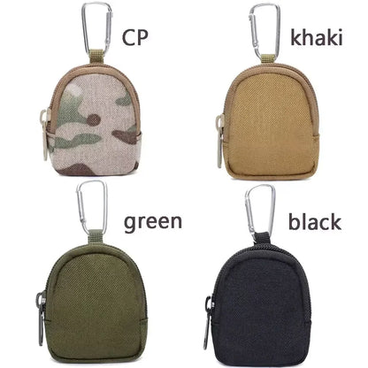 Tactical EDC Pouch Key Wallet Holder Men Coin Purses Pouch Bag Keychain Zipper Pocket Outdoor Key Bag