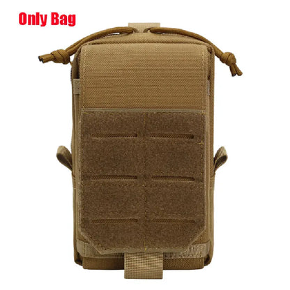 Molle Waist Pouch Outdoor Mobile Phone EDC Tactical Hunting Accessories Bag Vest Pack Cell Phone Working Tools Holder