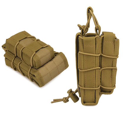 5.56 9mm Magazine Pouch AK AR M4 AR15 Double Magazine Bag Rifle Pitol Molle Mag Holster Pouch for Hunting CS Paintball