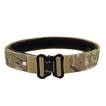 High Quality Tactical 2 inch Combat Belt Quick Release Metal Buckle MOLLE Mens Belts Camo 3415