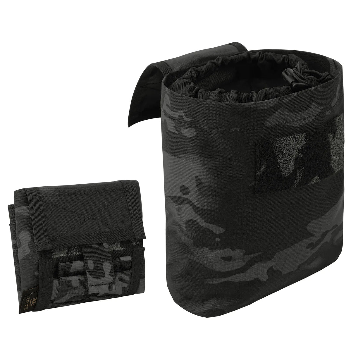 KRYDEX Tactical Magazine Dump Pouch Molle Mag Recover Drop Pouch Recycling Bag Hunting Outdoor Hiking Storage Tool Bag