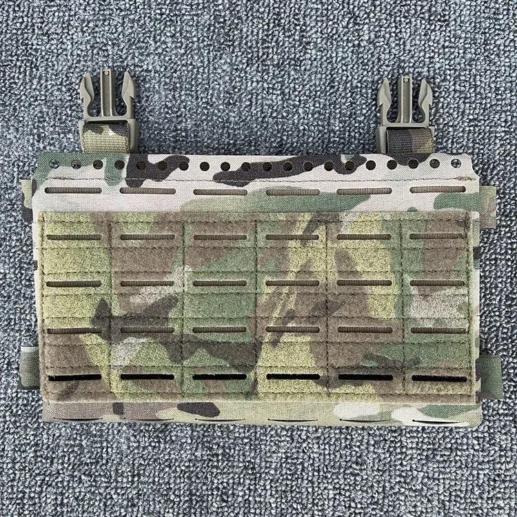 Tactical SS MK5 Chest Rig Panel Pouch Laser Cutting Molle Expansion Conversion Plate Pouch Chest Hanging Plate Carrier Bag MC