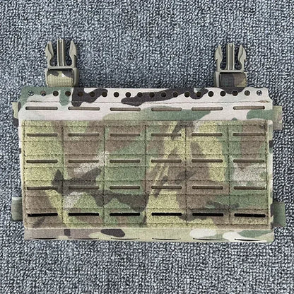 Tactical SS MK5 Chest Rig Panel Pouch Laser Cutting Molle Expansion Conversion Plate Pouch Chest Hanging Plate Carrier Bag MC