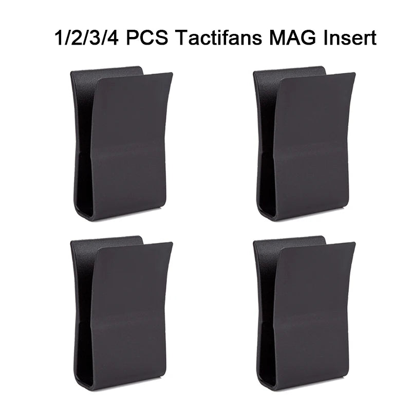 1/2/3/4 PCS Tactifans MAG Insert,Nylon Wedge Mag Pouch Insert 5.56,Molle Magazine Insert for 556 762 Open Top Magazine Pouches