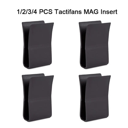 1/2/3/4 PCS Tactifans MAG Insert,Nylon Wedge Mag Pouch Insert 5.56,Molle Magazine Insert for 556 762 Open Top Magazine Pouches
