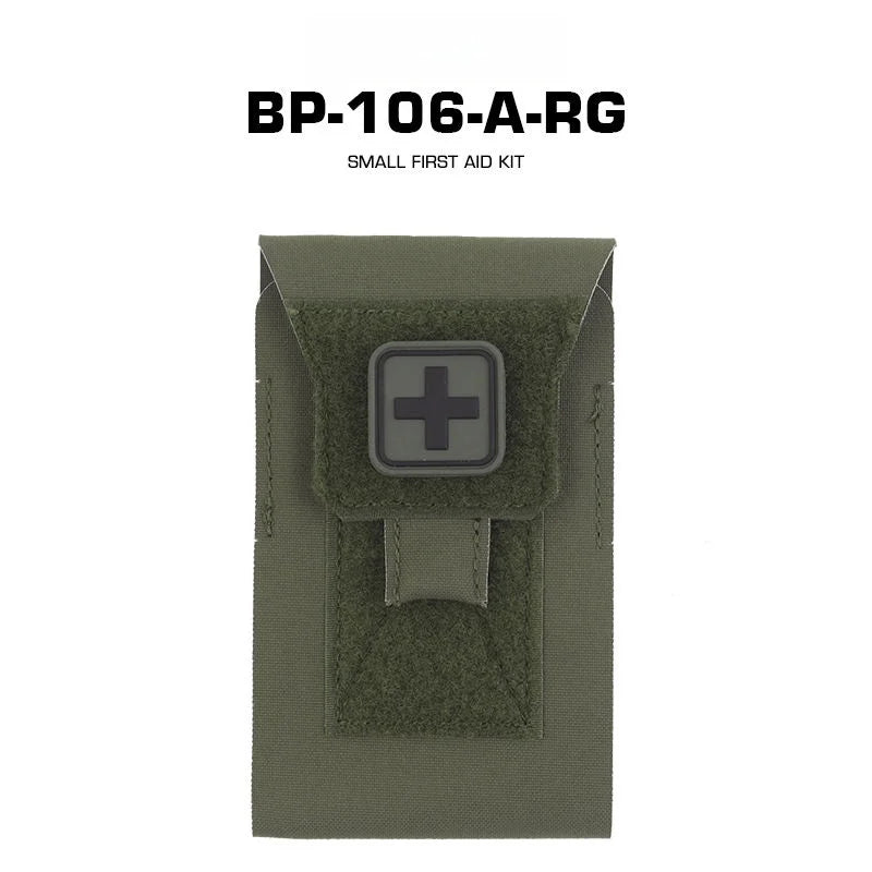 Small Trauma Pouch  Compact Empty EDC First Aid Storage Bag Portable Stop Bleeding Gear Organizer for Supplies & Surviva