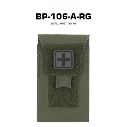 Small Trauma Pouch  Compact Empty EDC First Aid Storage Bag Portable Stop Bleeding Gear Organizer for Supplies & Surviva