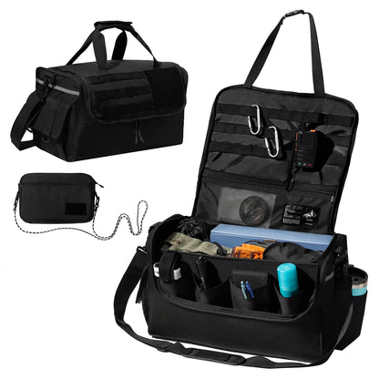 Range Bag Outdoor Hunting Training Shooting Tactical Handgun Bag Waterproof Shoulder Bag Car Wokring Organizer Patrol Bag