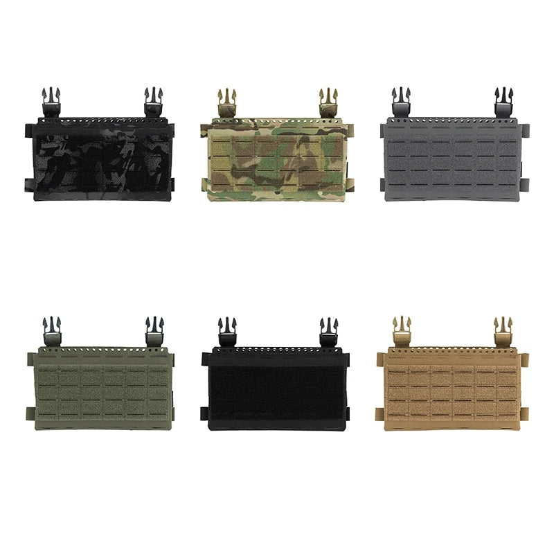 Tactical MK5 Chest Rig Front Panel SS Style Molle Vest Pouch for FCSK JPC LV119 6516 Airsoft AR15 Military Enthusiast