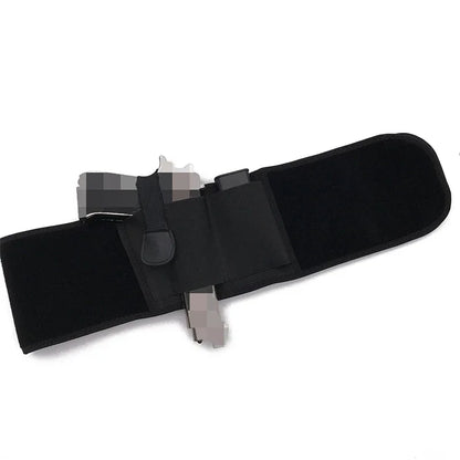 Tactical Hidden Holster Portable Belly Gun Holster Concealed Carry Waist Band Belt for Outdoor Hunting Shooting Tactical Holster