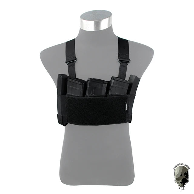 TMC Tactical RD Chest Rig Lightweight w/ 5.56 Mag Pouch Airsoft Ready Rig