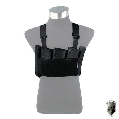 TMC Tactical RD Chest Rig Lightweight w/ 5.56 Mag Pouch Airsoft Ready Rig