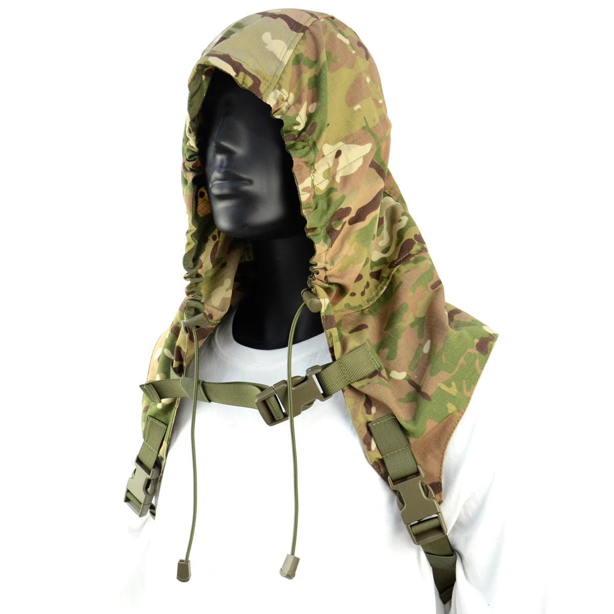 ROCOTACTICAL Lightweight Tactical Ghillie Suit, Breathable Sniper Ghillier Viper Hood, Camouflage Hunting Suit for Airsoft CS