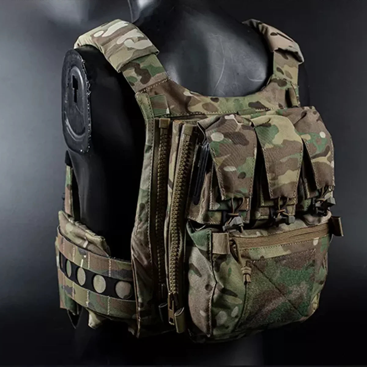 V5 FCPC Tactical Vest Backplate Supplement Sub-package Airsoft Triple Magazine Bags Hunting Vest Plate Carrier Accessories