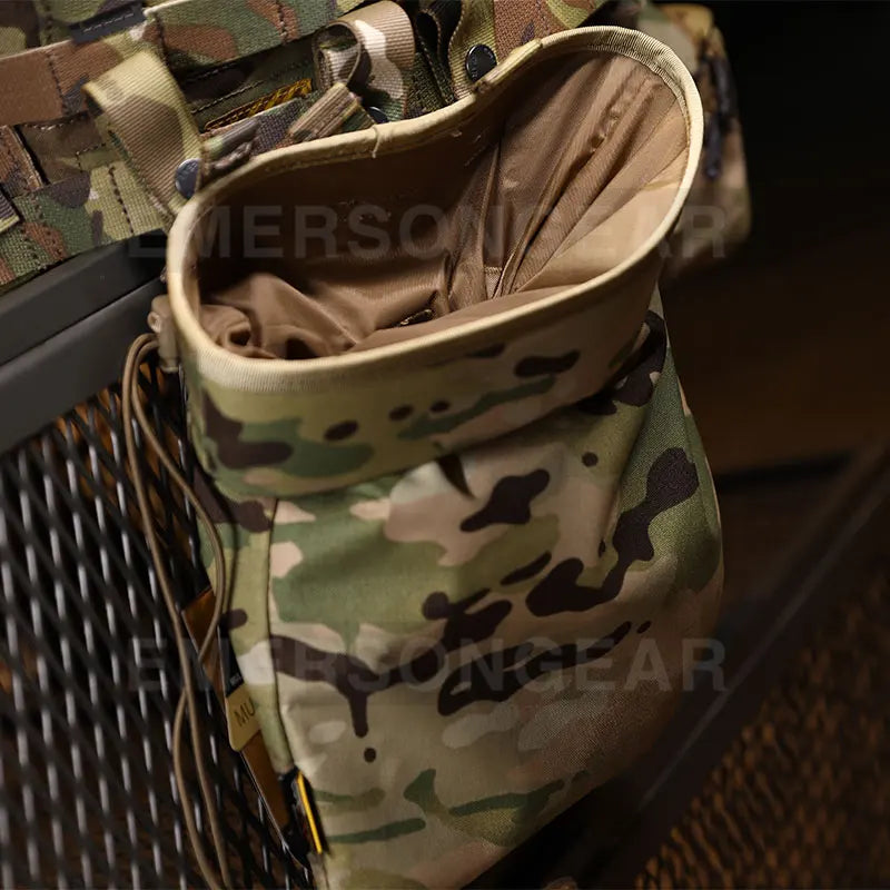 Emersongear Tactical Drop Pouch Foldable Dump Bag MOLLE Utility Organizer EDC Belts Pocket Hunting Camping Combat Nylon EM6032