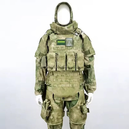 Russian Tactica Tactical Vest SOBR Green / Mox Camouflage Molle Full Combat Suit Set Outdoor  Adjustable Tactical Training Vest
