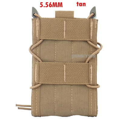 9MM 5.56 Magazine Pouches Tactical AK AR M4 AR15 Single Magazine Bag Rifle Pistol Molle Mag Holster Pouch Hunting Tools Holder