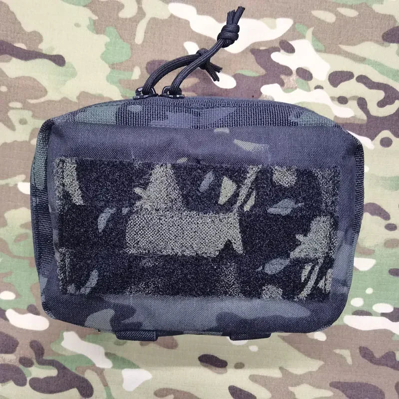 Tactical Admin Pouch Multicam EDC Molle Map Pouch Airsoft Combat Gear Hunting Multi-function Survival Tool Storage Waist Bag