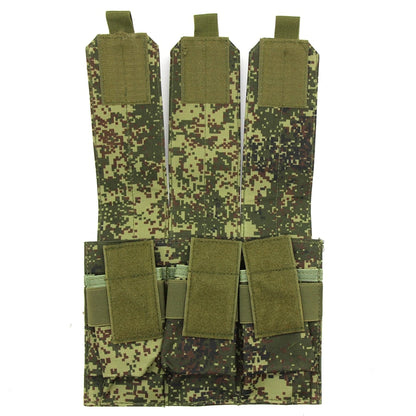 M4 5.6 7.62 Triple Magazine Pouch Single Double Magazine Bag for M6 AR M4 AR15 Rifle Pistol Mag Pouch Molle Bag Vest Accessory