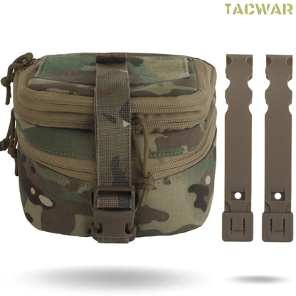 Tactical NVG Pouch for PVS-7/14/15/18/23/31/22/24/26,Airsoft Hunting MOLLE Padded Expandable Binocular Night Vision Carry Case