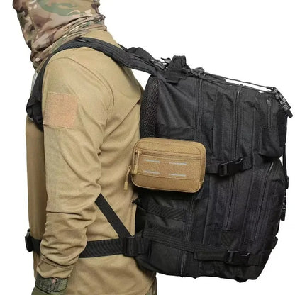 Tactical Molle Admin Pouch Outdoor EDC Tool Bag Waist Fanny Pack Outdoor Sports Hunting Accessory Bag Medical Pouch for Camping