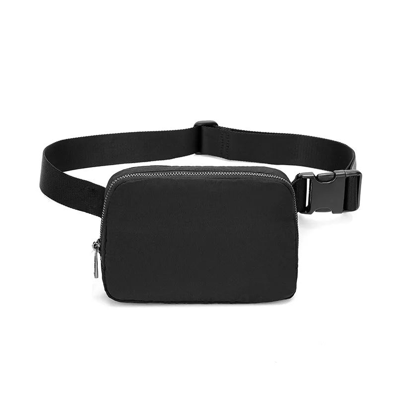 New Sports Waist Packs Nylon Waterproof Chest Bag Outdoor Sports Running Phone Pouch Versatile Crossbody Bag for Men and Women