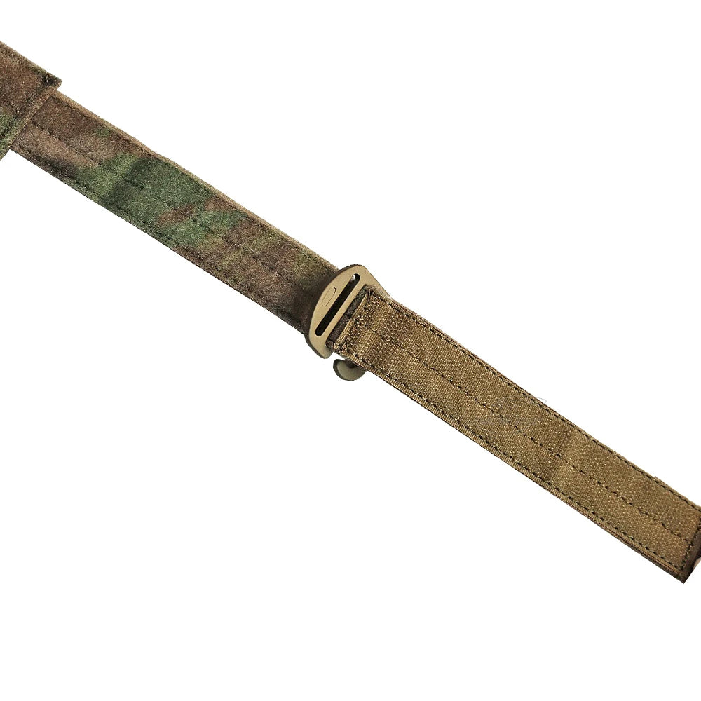 Ferro Style Bison Tactical Inner Belt G Hook Quick Detach Metal Buckle Lightweight Waist Belt Paintball Hunting Accessories