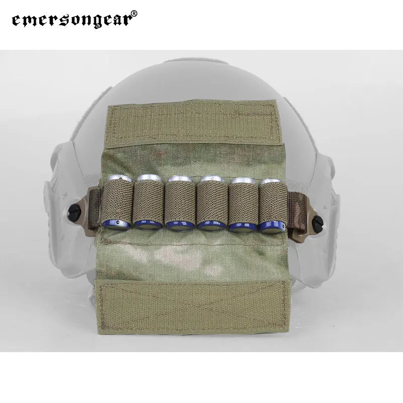 Emersongear Counterweight Pouch Balancing Bag Combat Helmet Hunting Accessory FAST Rear Helmet Pouch Training EM8826