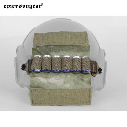 Emersongear Counterweight Pouch Balancing Bag Combat Helmet Hunting Accessory FAST Rear Helmet Pouch Training EM8826