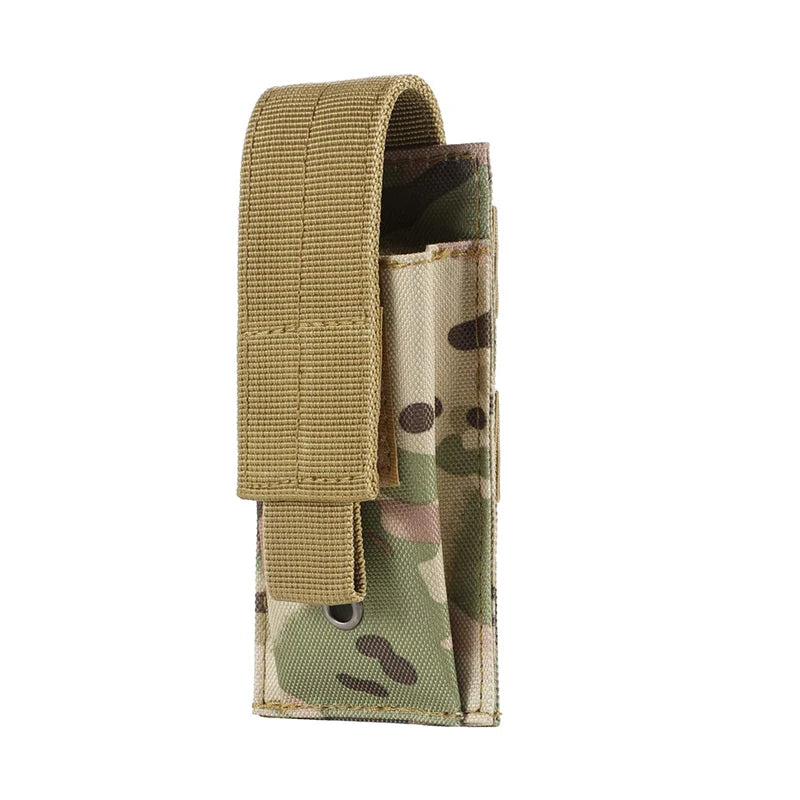 Molle Tactical Triple Pistol Mag Pouch Outdoor Open-Top Single Double 9mm Magazine Pouch Holder Case for GLM1911 92F CZ75