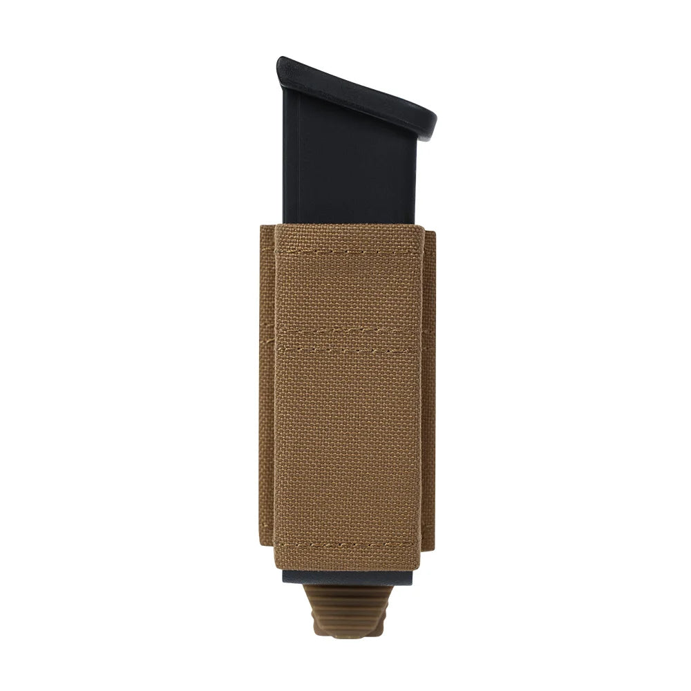 FAST 9MM Pistol Single/Double Magazine Pouch MOLLE Mag Pouch with Quick Release Kydex Insert for  M9 P226 HK USP