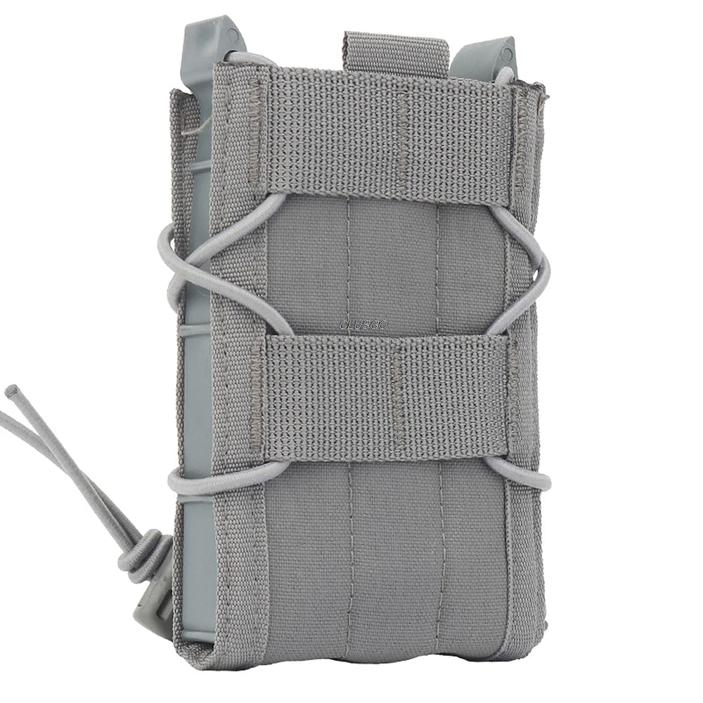Tactical Molle Single Open-Top Mag Pouch for M4 M14 M16 AR15 G36 Magazines MOLLE Belt Attach Mag Carrier