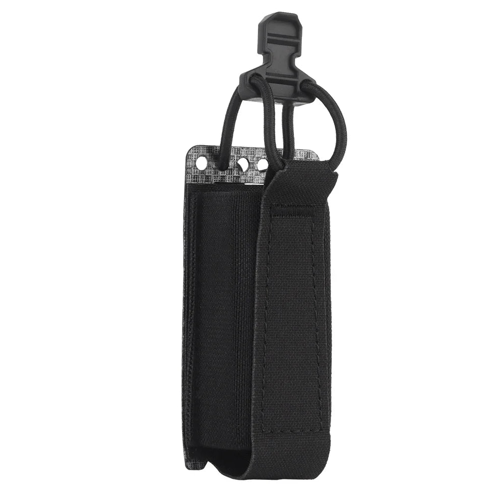 Tactical 9mm Magazine Pouch Elastic Single Pistol Mag Pouch Quick Release for G17 19 M9 SIG P226 Universal Pistol Mag Holder