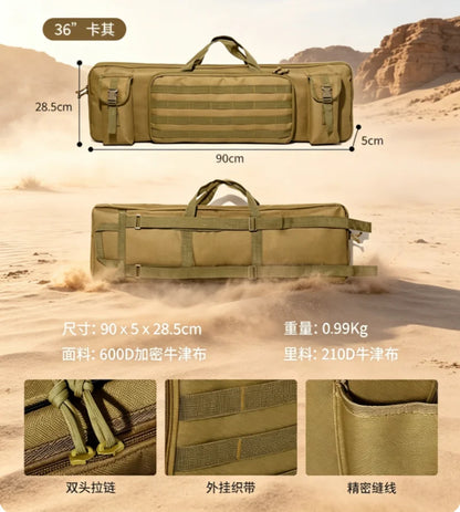 #Hot Tactical Rifle Bag 120cm/90cm Gun Carrying Case Hunting Gun Bag Rifle Case Shotguns Transport Backpack with Pistol Holster