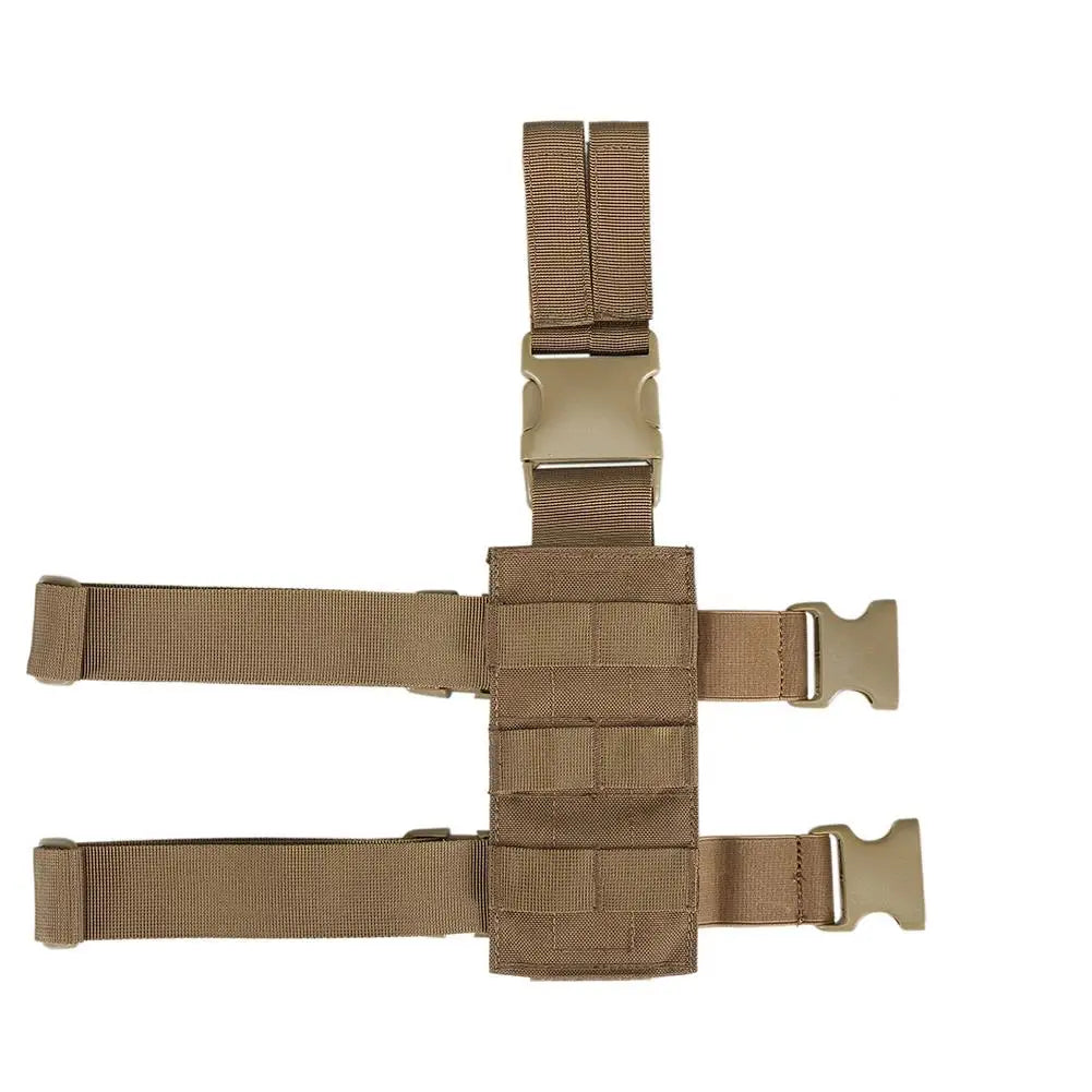 OneTigris Tactical Molle Gun Holster Right Handed Thigh Pistol Bag Pouch Legs Harness For All Handguns Hunting Accessory