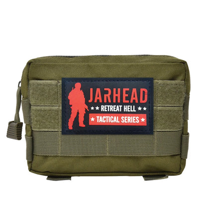 Tactical EDC Pouch Tool Storage Kit Molle Waist Bag Medical Outdoor First Aid Bag Hiking Hunting Accessories Bag With PVC Patche