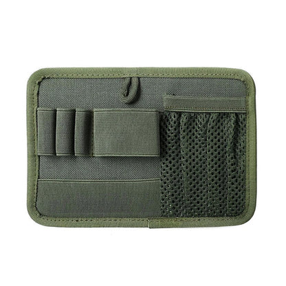 Tactical EDC Mesh Storage Pouch Hook Fasteners Modular Panel Organizer Adhesive Backboard Backpack Vest Expansion Accessory Bag